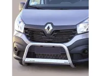 Frontbügel mit Querplatte Edelstahl Ø 63mm passend für Renault Trafic III 2014 - 2022