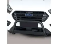 Frontbügel mit Querplatte Edelstahl schwarz Ø 63mm passend für Ford Transit Custom 2018 - 2023