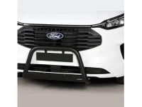 Frontbügel mit Querplatte Edelstahl schwarz Ø 63mm passend für Ford Transit Custom II ab 2023