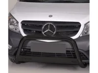 Frontbügel mit Querplatte Edelstahl schwarz Ø 63mm passend für Mercedes Citan ab 2021