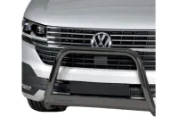 Frontbügel mit Querplatte Edelstahl schwarz Ø 63mm passend für VW T6.1 2019 - 2024