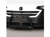 Frontbügel mit Querplatte Edelstahl schwarz Ø 63mm passend für VW T7 Transporter ab 2024