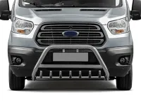 Frontbügel mit Unterfahrschutz Edelstahl Ø 70 mm passend für Ford Transit 2014 - 2024