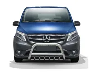 Frontbügel mit Unterfahrschutz Edelstahl Ø 70 mm passend für Mercedes Vito 2014 - 2020