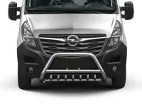 Frontbügel mit Unterfahrschutz Edelstahl Ø 70 mm passend für Opel Movano B FL 2019 - 2022