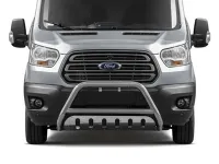 Frontbügel mit Unterfahrschutzplatte Edelstahl Ø 70 mm passend für Ford Transit ab 2024