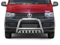 Frontbügel mit Unterfahrschutzplatte Edelstahl Ø 70 mm passend für VW T6 2015 - 2019
