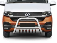 Frontbügel mit Unterfahrschutzplatte Edelstahl Ø 70 mm passend für VW T6.1 2019 - 2024