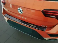 GRAPHIT Ladekantenschutz Edelstahl schwarz passend für VW T-Roc + T-Roc Cabrio ab 11/2017