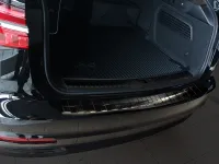 GRAPHIT schwarz Edelstahl Ladekantenschutz passend für Audi A6 Avant Typ C8 ab 4/2018