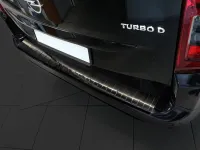 GRAPHIT schwarz Ladekantenschutz Edelstahl passend für Citroen Berlingo 3 auch XL ab 2018
