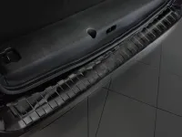 GRAPHIT schwarz Ladekantenschutz Edelstahl passend für Peugeot Rifter ab 2018