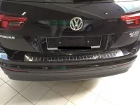 Ladekantenschutz Edelstahl mit Sicken ohne Abkantung passend für VW Tiguan 2