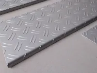 Trittschutzblech-Set (3tlg.) Alu Riffel matt passend für VW T5/T6/T6.1 ab 2003