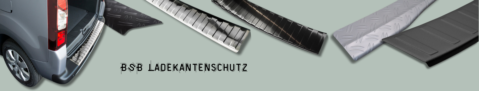 Passgenaue Ladekantenschutz-Leisten für dein Fahrzeug Passgenaue Ladekantenschutz-Leisten für dein Fahrzeug